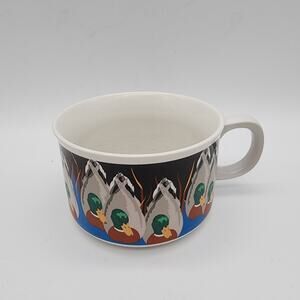 Vintage Tom Taylor Sitting Duck Coffee Mug Ceramic Soup Bowl MCM Otagari Japan